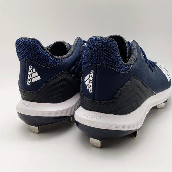 ADIDAS nwt Icon Bounce Navy Softball Cleats - Picture 7 of 10